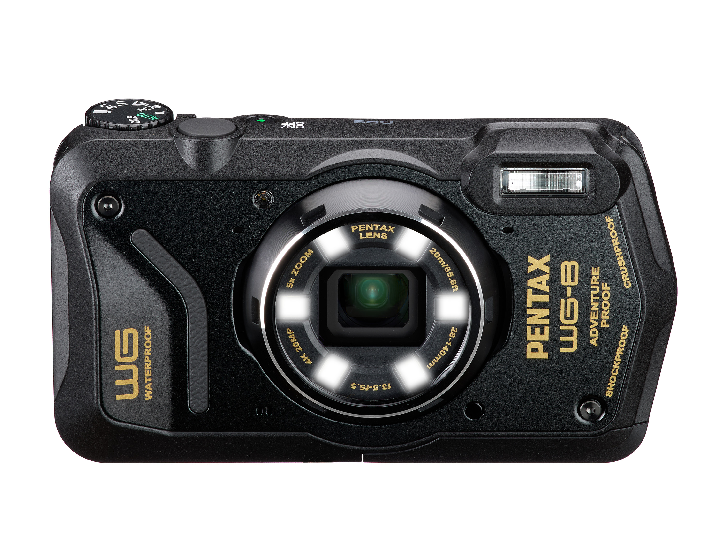 Защищённый фотоаппарат PENTAX WG-8 черный