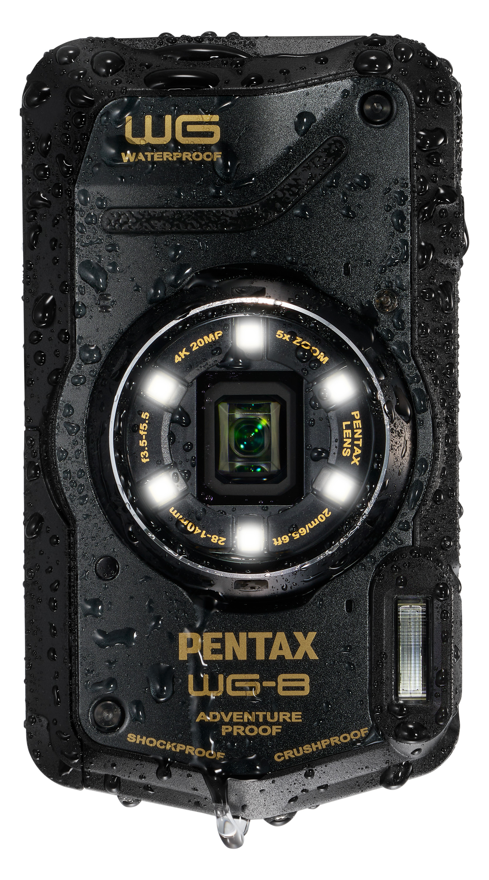 Защищённый фотоаппарат PENTAX WG-8 черный