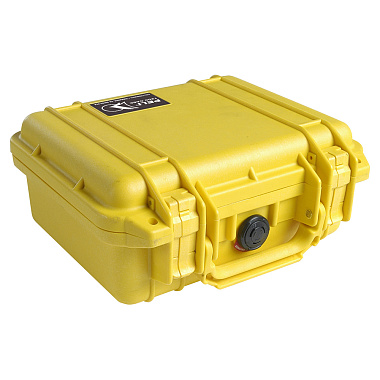 Защитный кейс Peli 1200 желтый с поропластом