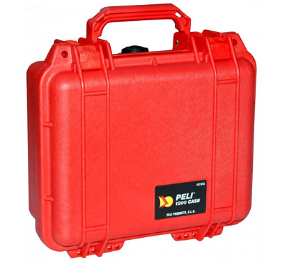 Защитный кейс Peli 1200 красный с поропластом
