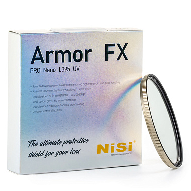 Светофильтр Nisi Armor FX PRO Nano L395 UV 77mm ультрафиолетовый