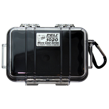 Защитный кейс Peli 1020 прозрачный с черной вставкой