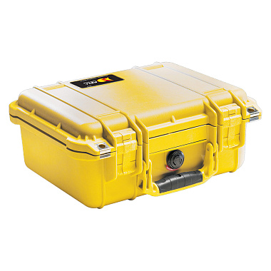 Защитный кейс Peli 1400 желтый с поропластом