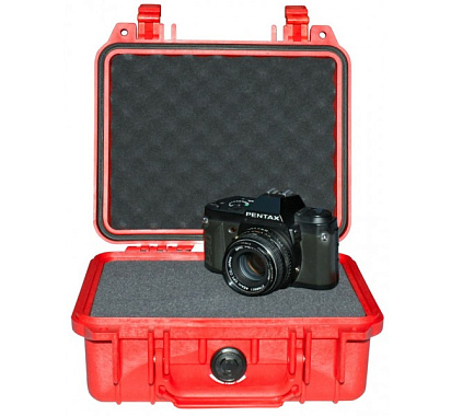 Защитный кейс Peli 1200 красный с поропластом