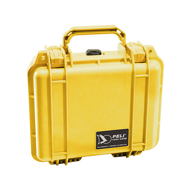Защитный кейс Peli 1200 желтый с поропластом