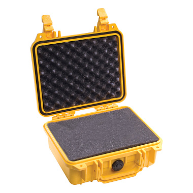 Защитный кейс Peli 1200 желтый с поропластом