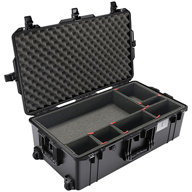 Защитный кейс Peli Air 1615 черный с жесткими перегородками TrekPak