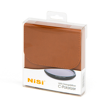 Светофильтр Nisi VARI Orange&Blue C-Polarizer 67mm круг. поляризационный c изменяемым оттенком оранжевого или синего
